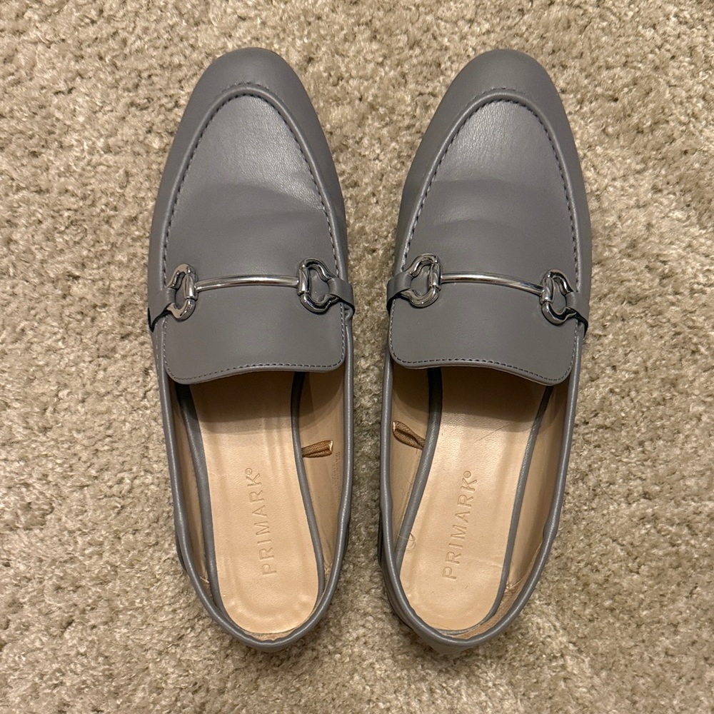 Primark Silver Women’s Slip-On Loafers